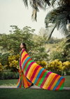 Pihu By Sanskar Adorable Georgette Saree With Blouse Suppliers In India