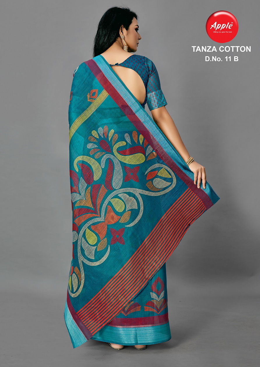 Apple Tanza Cotton 11 Latest Casual Regular Wear Cotton Saree Collection
