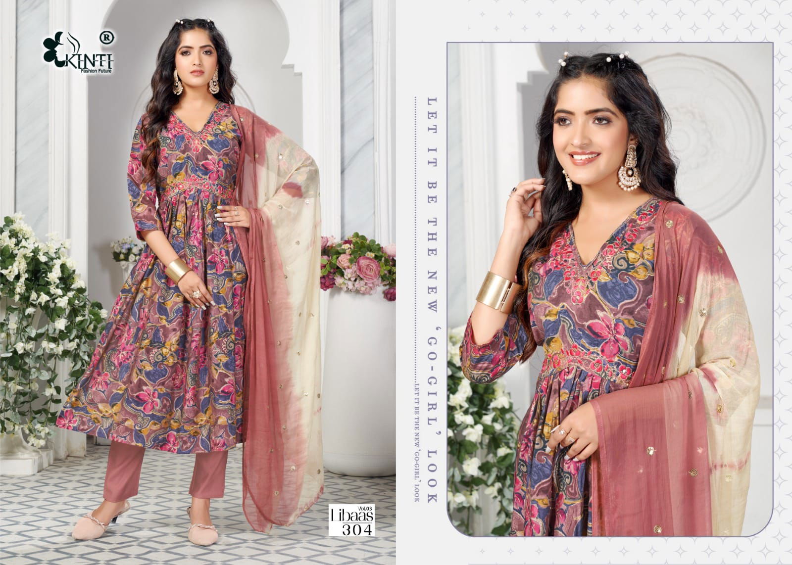 Libaas Vol 3 By Kinti 301 To 306  Kurti wholesale market in Surat with Price