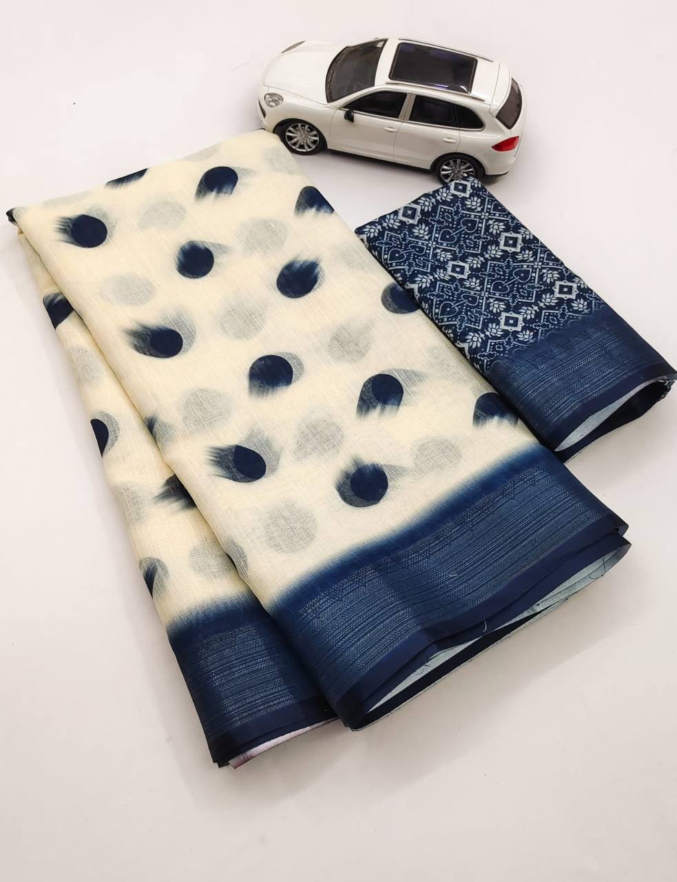 Mg 235 Manglaya Linen Printed Saree Catalog
