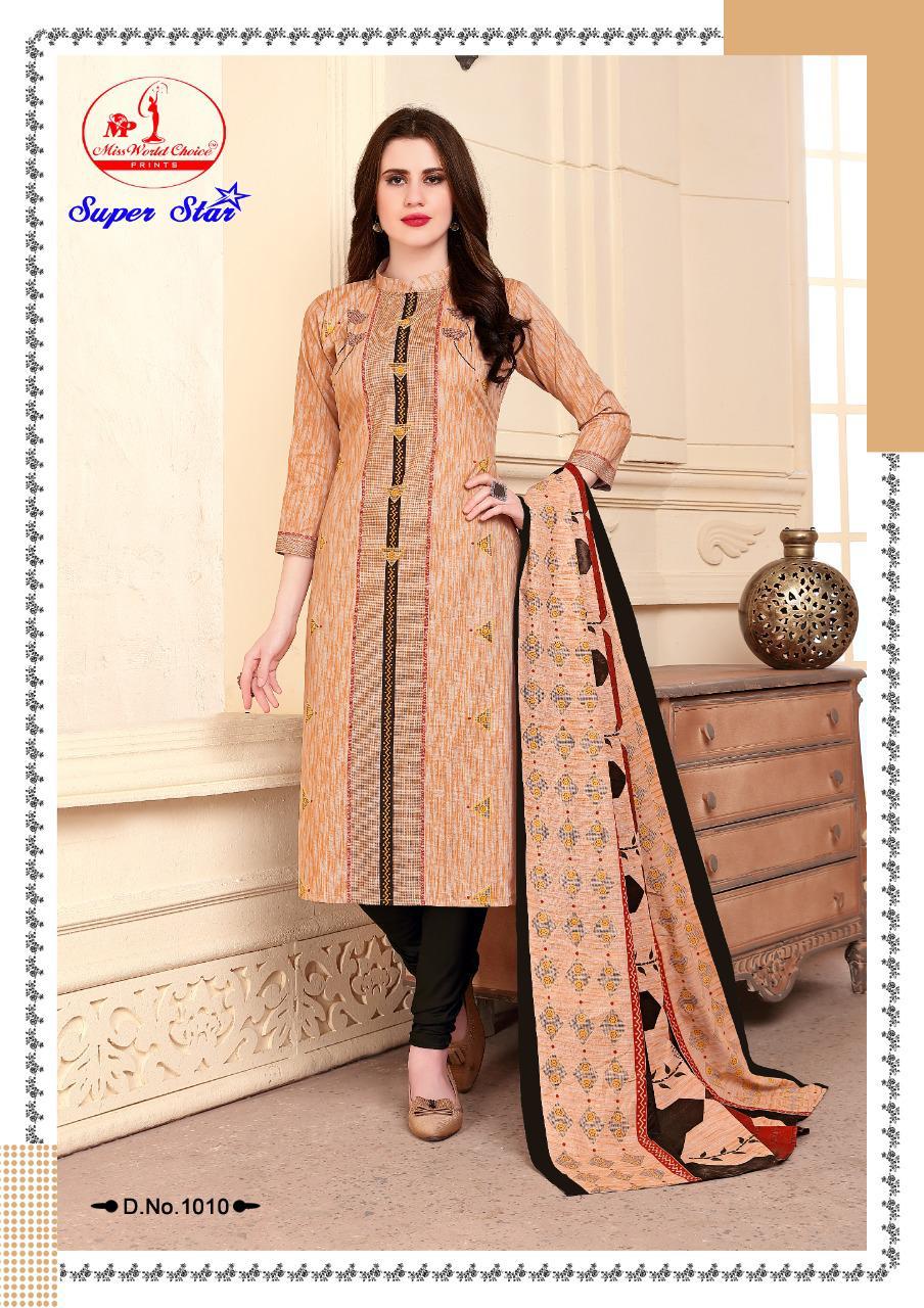 SUPAR STAR Vol 1 Pure Printed Cotton Designer Daily Wear Salwar Suit Collections