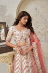 Cream Colour Silk With Designer Lahenga With Blouse Dupatta Wholesale Market In Surat KF 2112