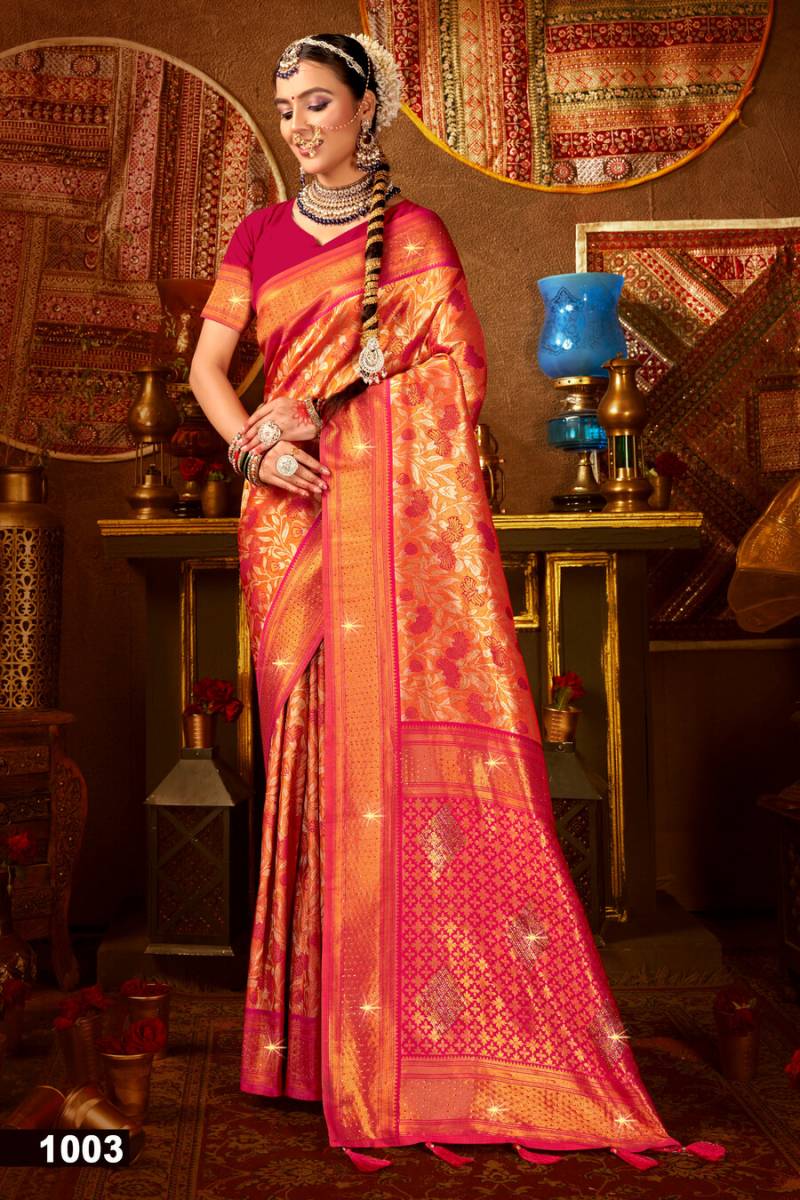 Kanha Silk Saroski Vol 5 By Saroj Beautiful Silk Saree Wholesale Suppliers In Mumbai