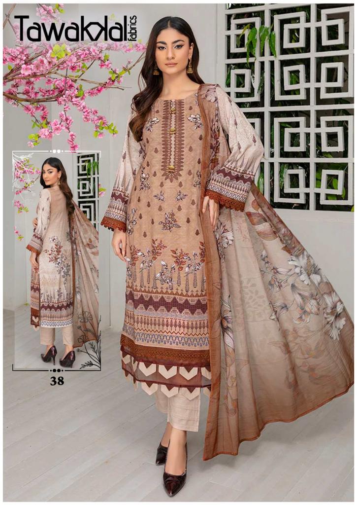 Tawakal Mehroz Vol 4 Cotton Pakistani Dress Material Catalog
