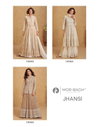 Jhasi By Aashirwad Georgette Embroidery Readymade Suits Exporters In India

