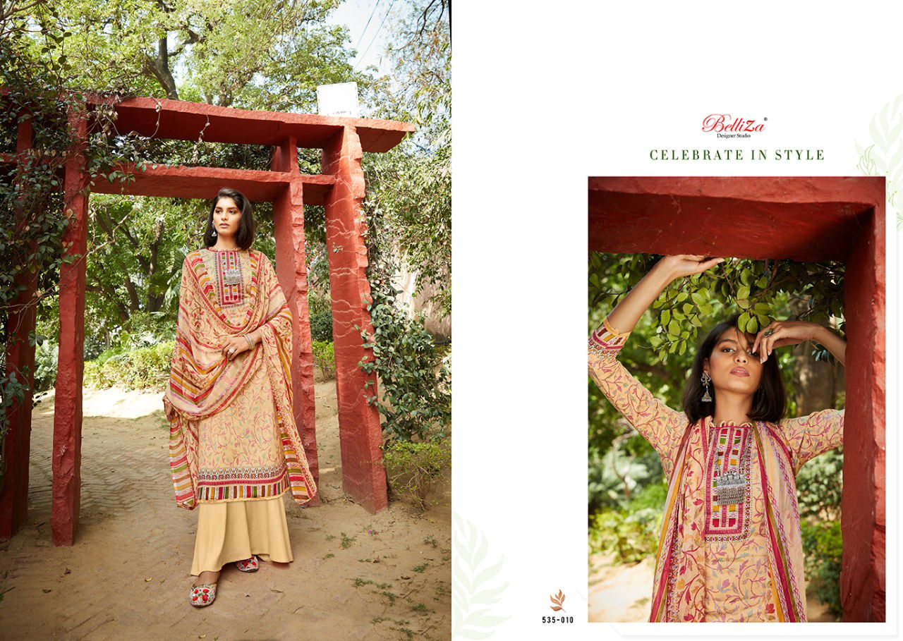 Belliza Swara 2 Designer Ethnic Wear Pure Original Heavy Jam Cotton Digital Print Dress Material Collection
