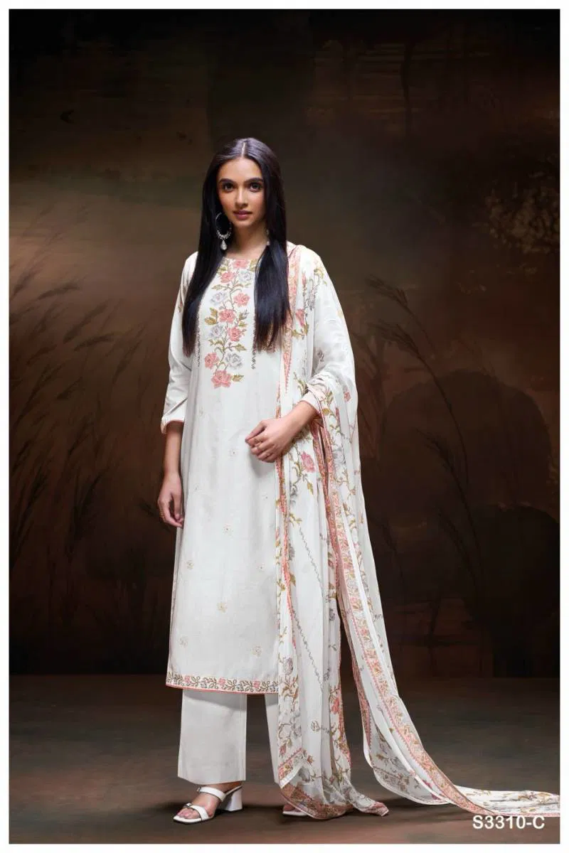 Ganga Loxie Cotton Embroidered Printed Salwar Suit Wholesale Price In Surat