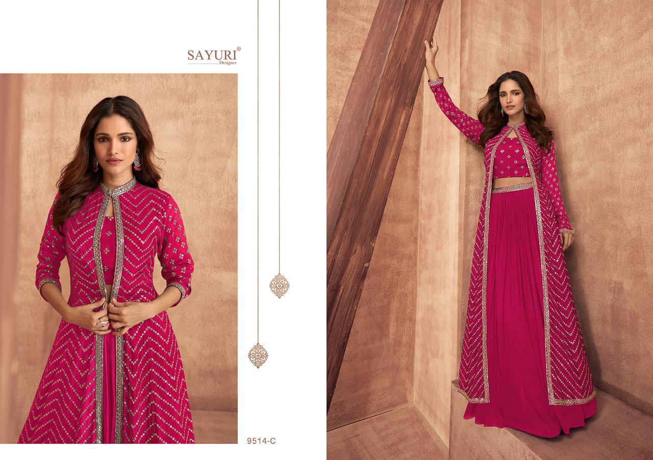 Sayuri Impression Fusion E To I Wedding Salwar Suit Catalog
