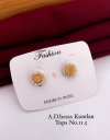 Diamond Kundan And High Gold Earrings Exporters in India