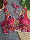 Fab Navratri 03 Italian Silk Gamthi Blouse Wholesale Suppliers In Mumbai
