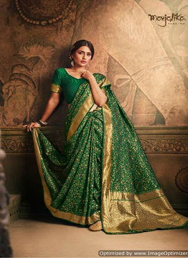 Manjolika Mantra Silk Latest Designer Wedding Wear Festive Wear Rich Look Banarasi Silk Saree Collection 