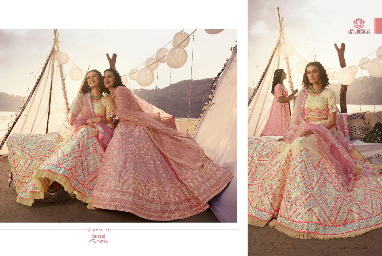 Arya Euphoria 7 Heavy Designer Soft Net Wedding and Partywear Lehenga Choli Collections
