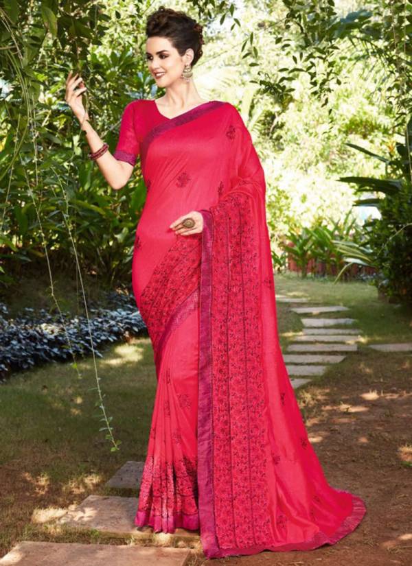 Kalista Fashion Passion Fancy Exclusive Designer Stunning Look Party Wear Heavy Embroidery Work Fancy Sarees Collection