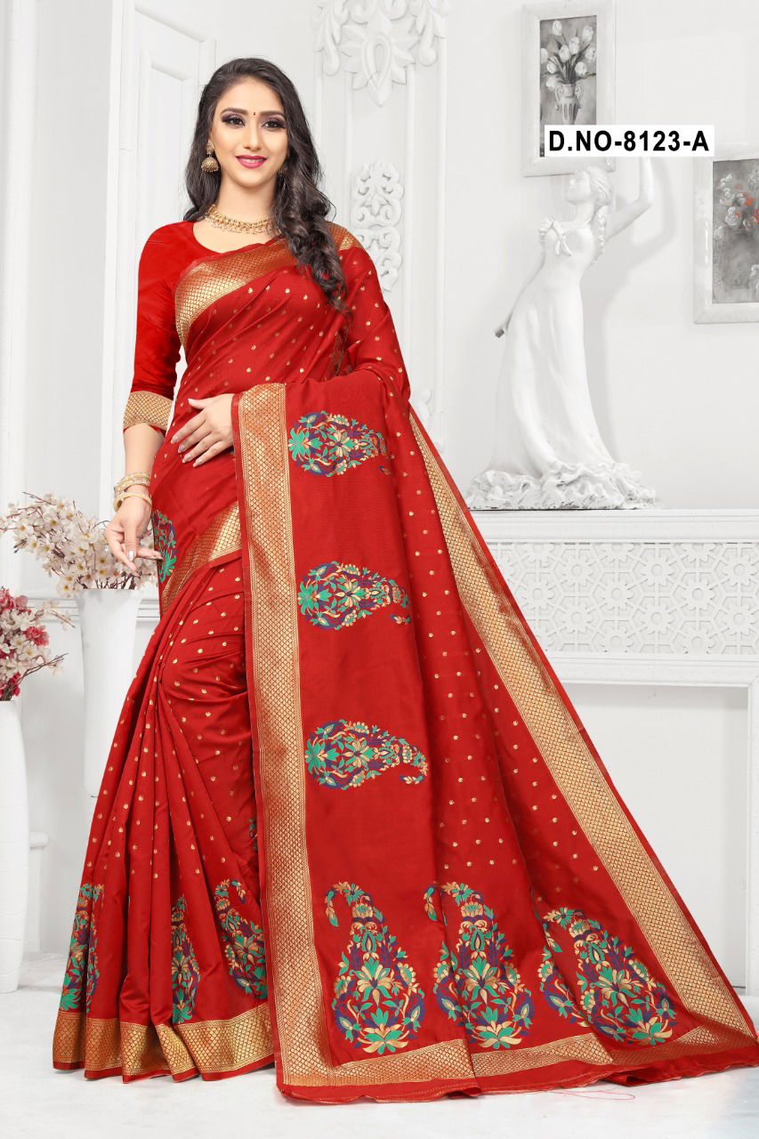 New Launch Of Stylish Festive Wear Handloom Silk Saree Collection 