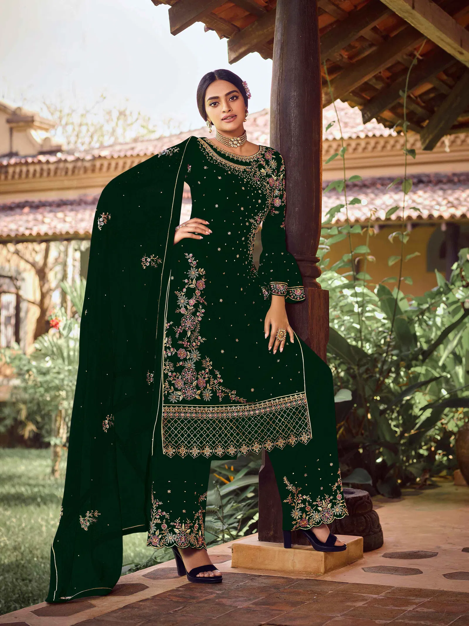 Navya 22985 Georgette with Embroidery Sequence work Festive Wear Designer Salwar Kameez
