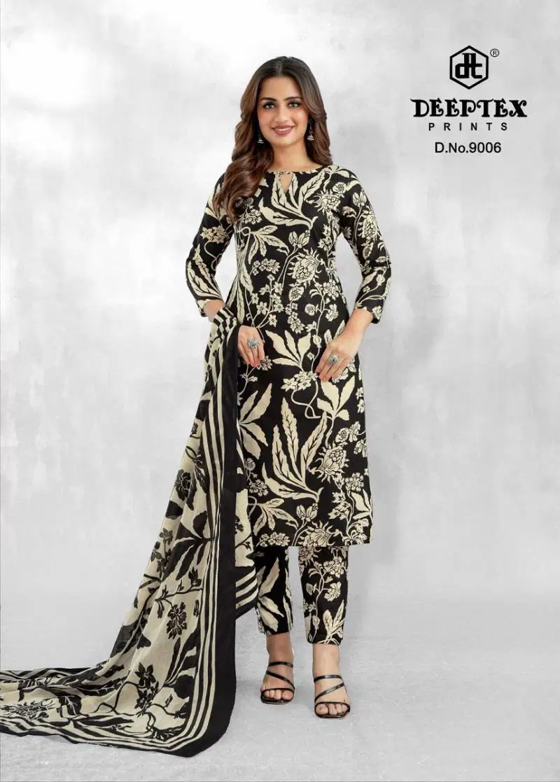 Aaliza Vol 9 By Deeptex Cotton Printed Fancy Dress Material Suppliers In India
