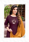 Wooglee Destiny 3 Heavy Festive Wear Viscose Latest Kurti With Bottom And Dupatta Collection