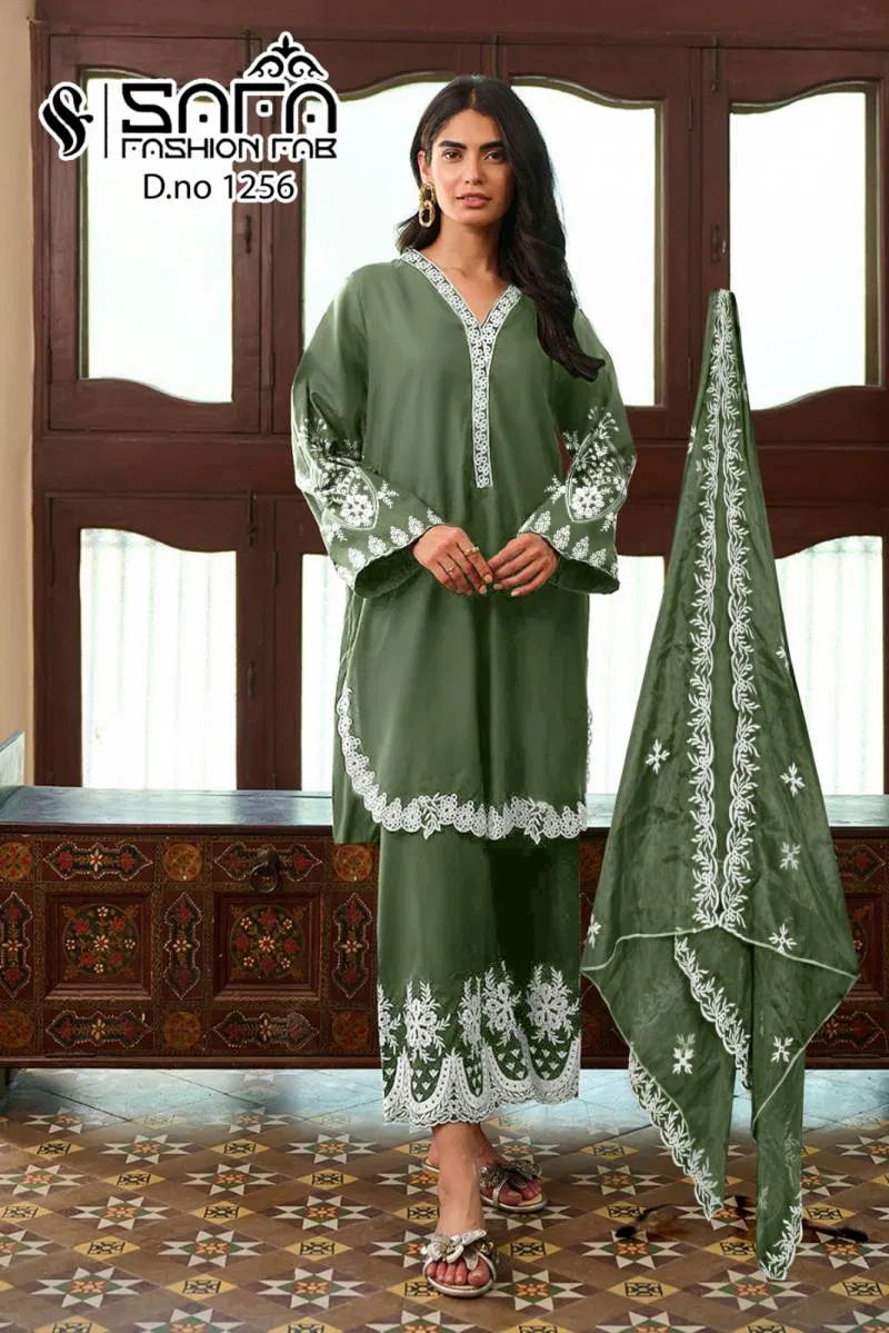 Safa Fashion Fab 1256 Colour Edition Readymade Pakistani Suit Online Wholesale
