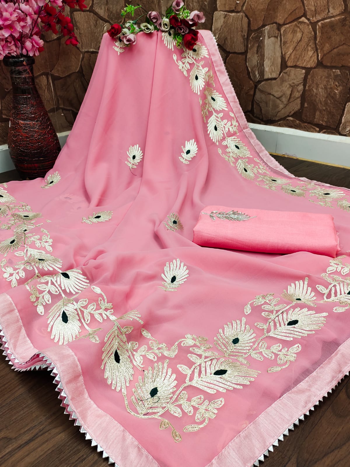 Shalini 3 New Exclusive Party Wear Georgette Designer Saree Collection