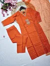 KF 4053 Kalaai Viscose Chanderi Kurti With Bottom Dupatta Wholesale Online