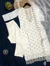 KF 4032 Kalaai Viscose Jacquard Kurti With Bottom Dupatta Wholesale In India
