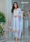 Suhana By Zaveri Organza Emboidery Kurti With Bottom Dupatta Wholesale Online
