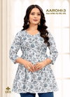 Aarohi Vol 3 By Sangeet Rayon Printed Short Ladies Top Wholesale Market In Surat
