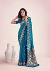 Butterfly Silk Banarasi Soft Silk Weaving Printed Saree Wholesalers In Delhi
