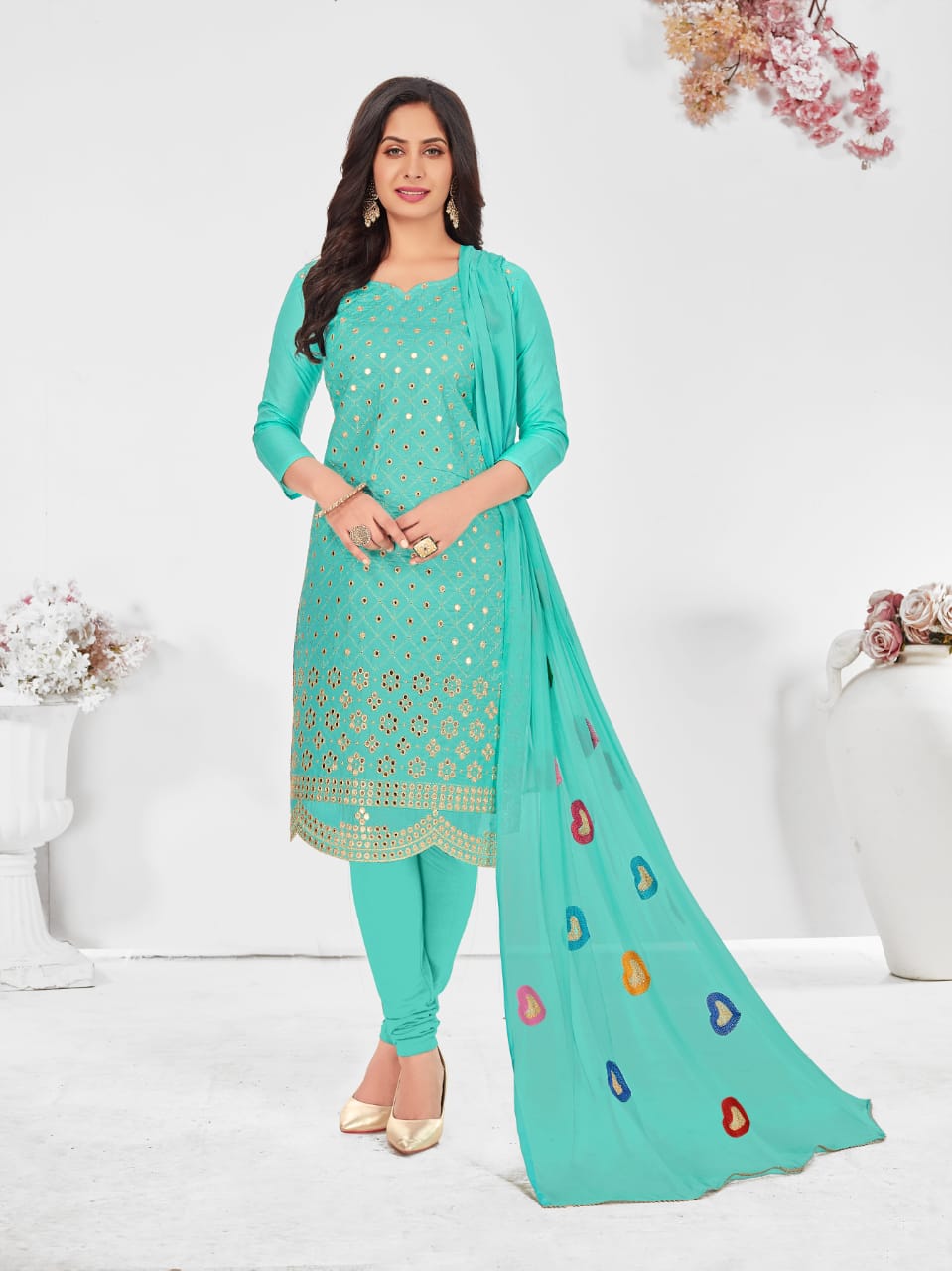 Cotton Sequence 1 Fancy Casual Daily Wear Dress Material Collection