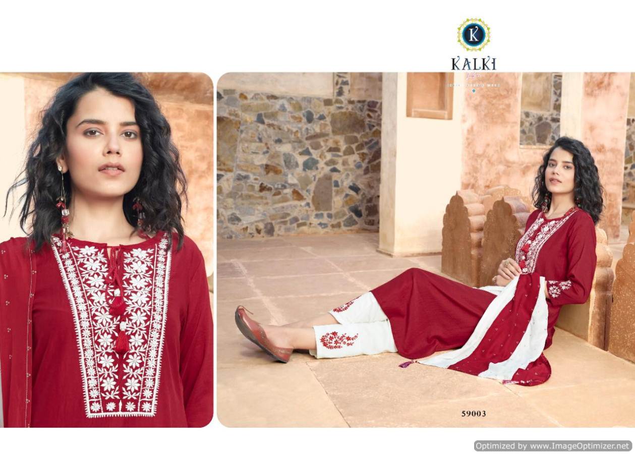 Kalki Sanskruti Pure Chinon Silk Latest Festive Wear Designer Ready Made Suit Collection