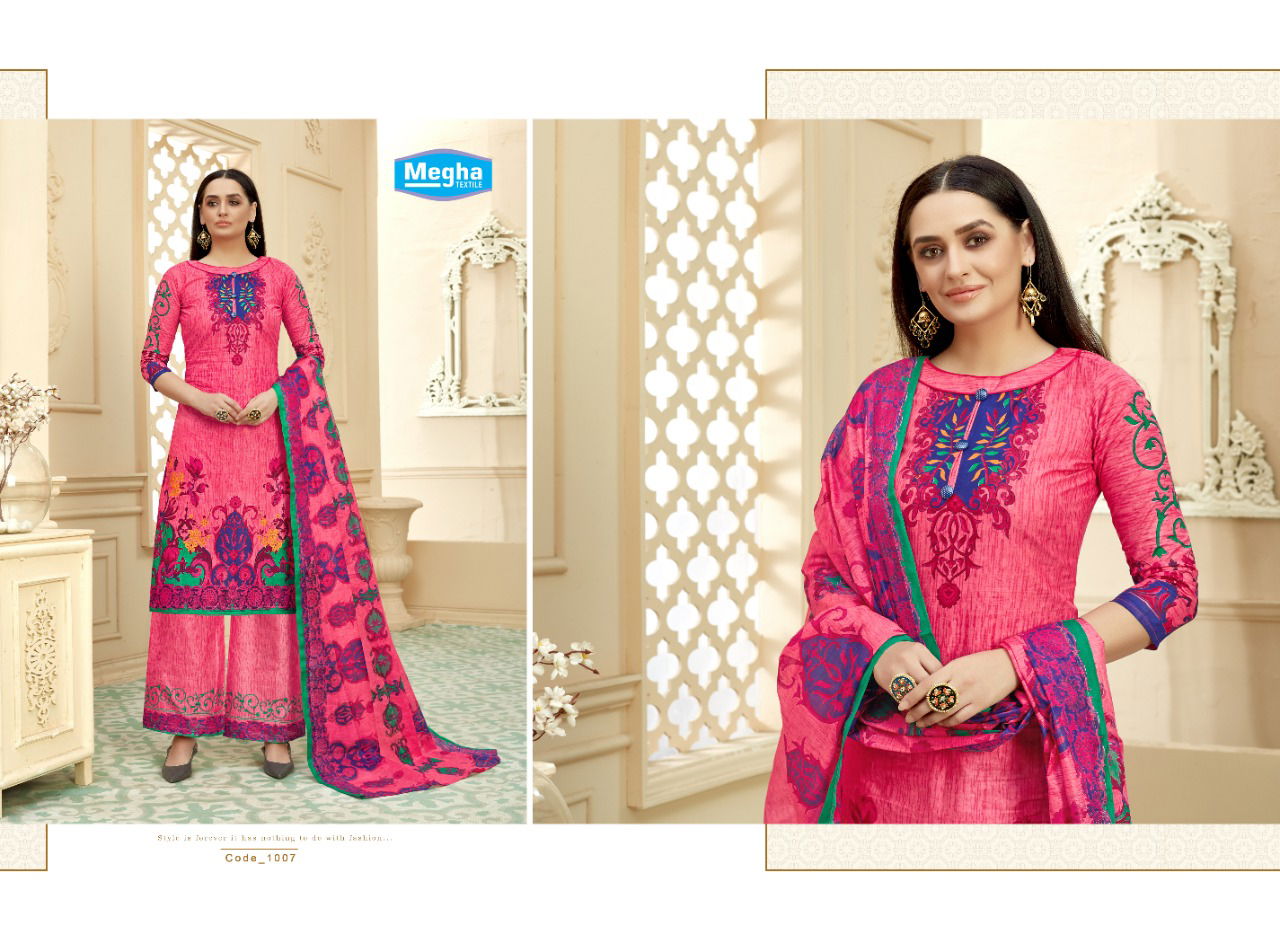 Megha Mirza Sahiba 2 Latest fancy Regular Casual Wear Pure Printed Cotton Collection
