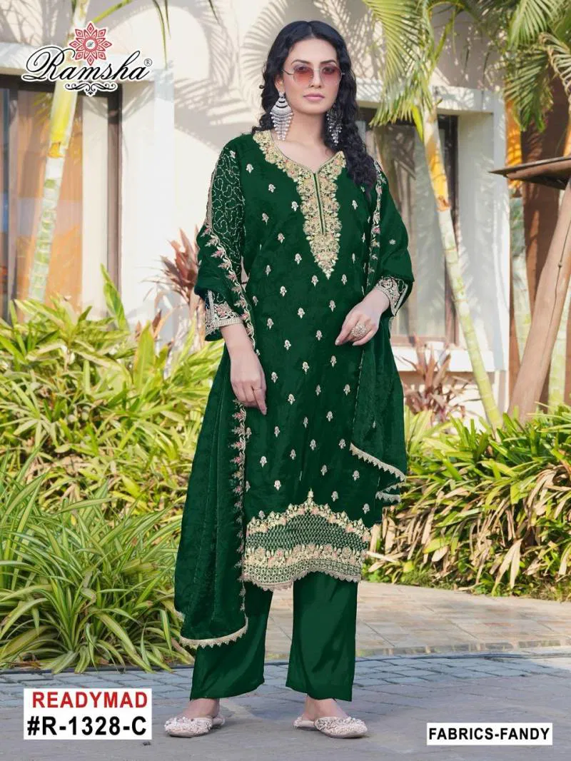 Ramsha R 1328 A To D Ready Made Salwar Suits Wholesalers In Delhi