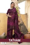 Tatvam By Vallabhi Georgette Printed Surat Daily Wear Saree Wholesale Market
