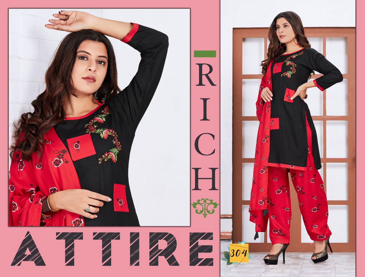 Trendy First Lady 2 Latest fancy Regular Casual Wear Rayon Printed Readymade Collection
