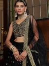 DZ 2237 Black Sequins Embroidery Work Georgette Designer Lehenga Choli Wholesale Price In Surat
