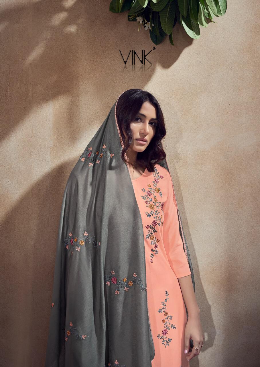 VINK WONDER Fancy Heavy Festive Wear Premium Rayon Kurta With Pant Readymade Collection 