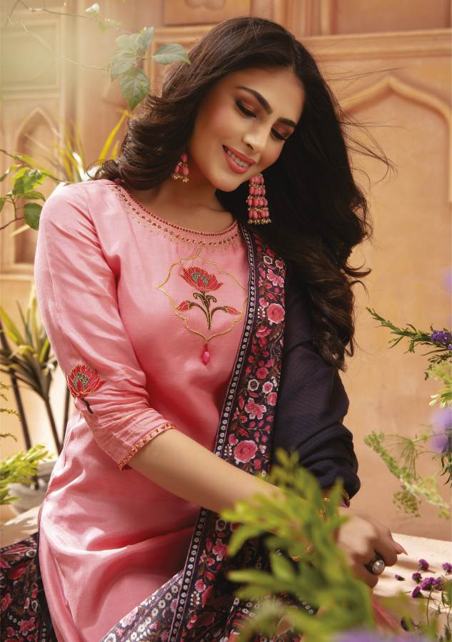 Kiana Shamma Designer Festive Wear Heavy Maslin With Hand Work Readymade Collection
