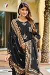 G 9742 And 43 By Af Natural Crepe Kurti With Bottom Dupatta Suppliers In India