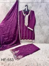 Hoor Tex 553 A To D Chinon Embroidery Salwar Plzzo Suits 