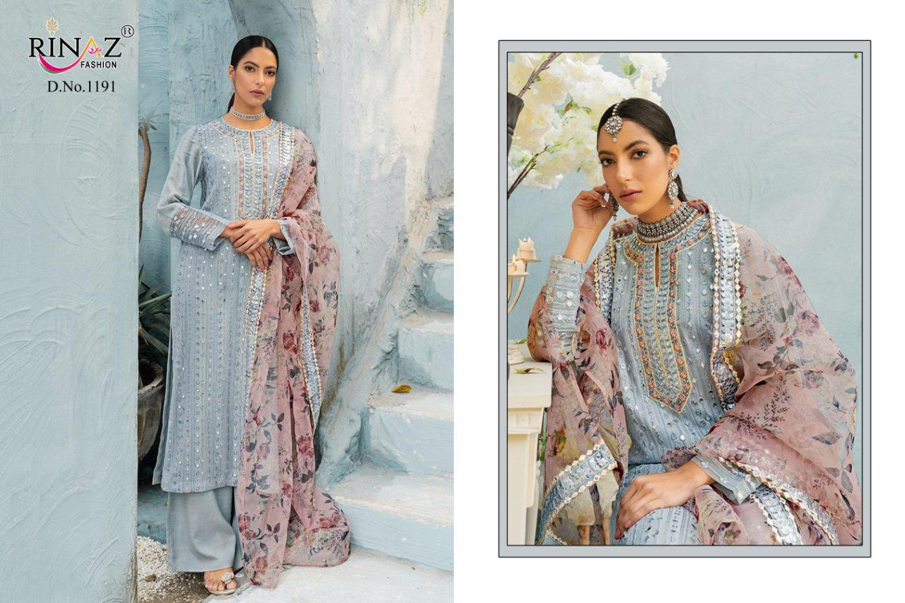 Rinaz Block Buster Hits 9 Latest Fancy Heavy Festive Wear Georgette With heavy Embroidery And Diamond Work Pakistani Salwar Suits Collection
