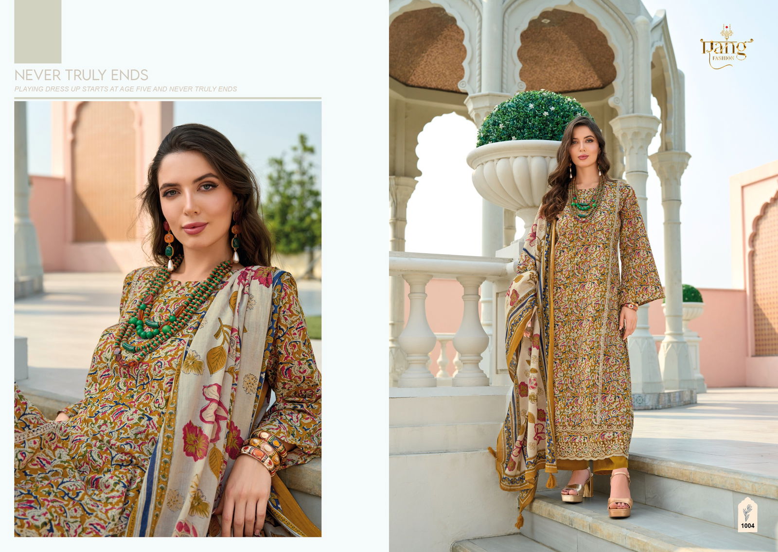 Heerva By Rang Lawn Cambric Printed Salwar Kameez Exporters In India