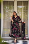 Clora Vol 12 Muslin Printed Gown Kurti Bottom With Dupatta Wholesale Online