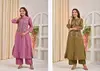 Naisha K 71 Khadi Cotton Embroidery Surat Kurti With Bottom Wholesale Market
