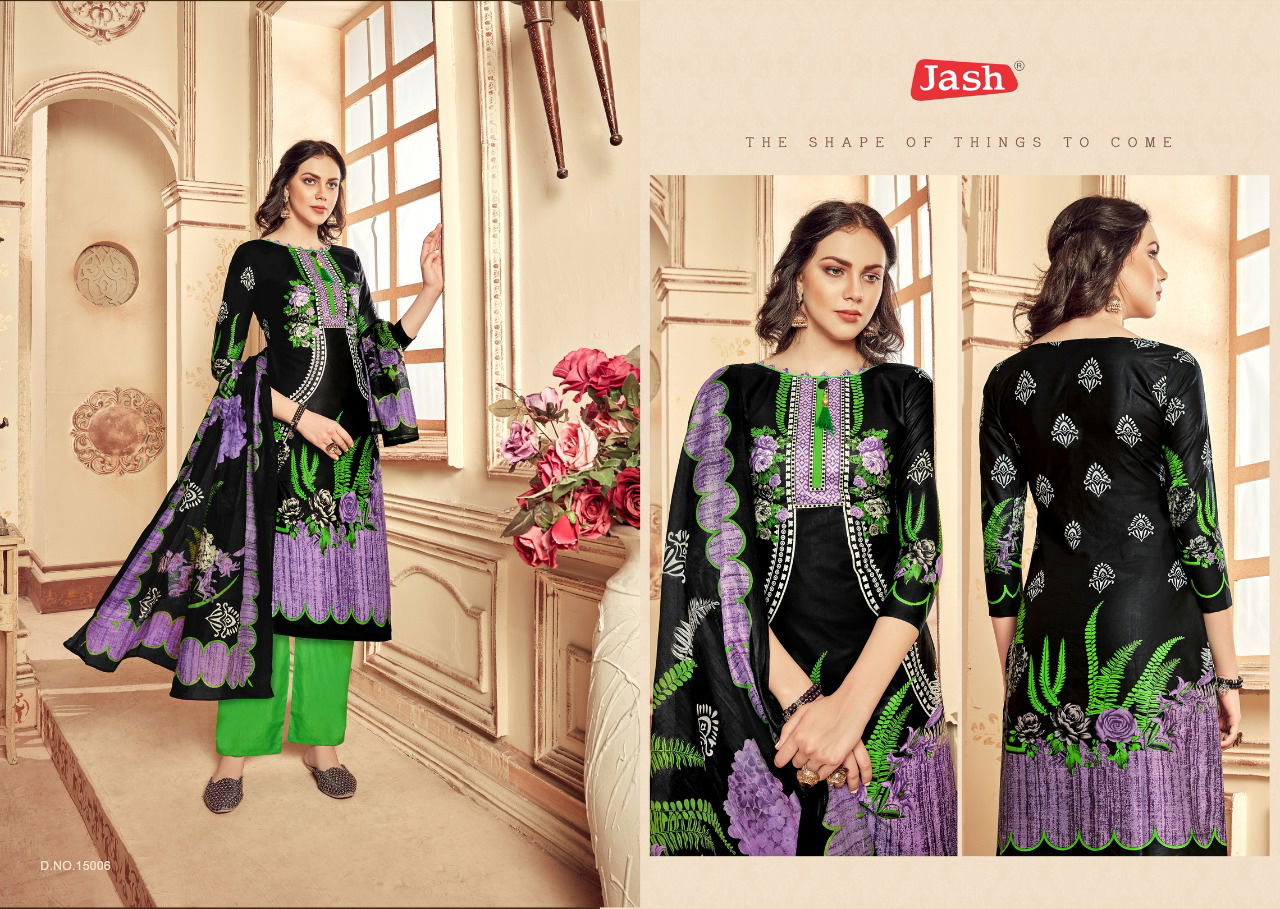 Jash Kusum 15 Exclusive Designer Regular Wear Pure Cotton Dress Material Collection 