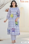 Indo Era 2567 Floral Printed Cotton Kurti With Bottom Wholesale Suppliers In Mumbai