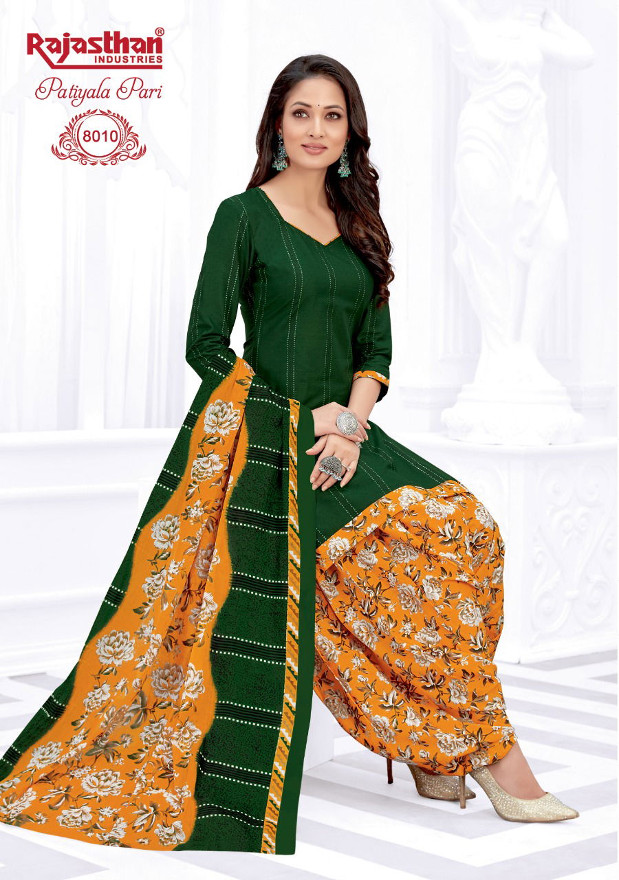 Rj Patiyala Pari 8 Latest Fancy Casual Wear Cotton Print Top Bottom And Dupatta Readymade Collection