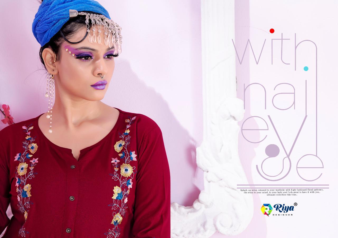 Riya Compass 7 Latest Casual Wear Embroidery Work Western Ladies Top Collection