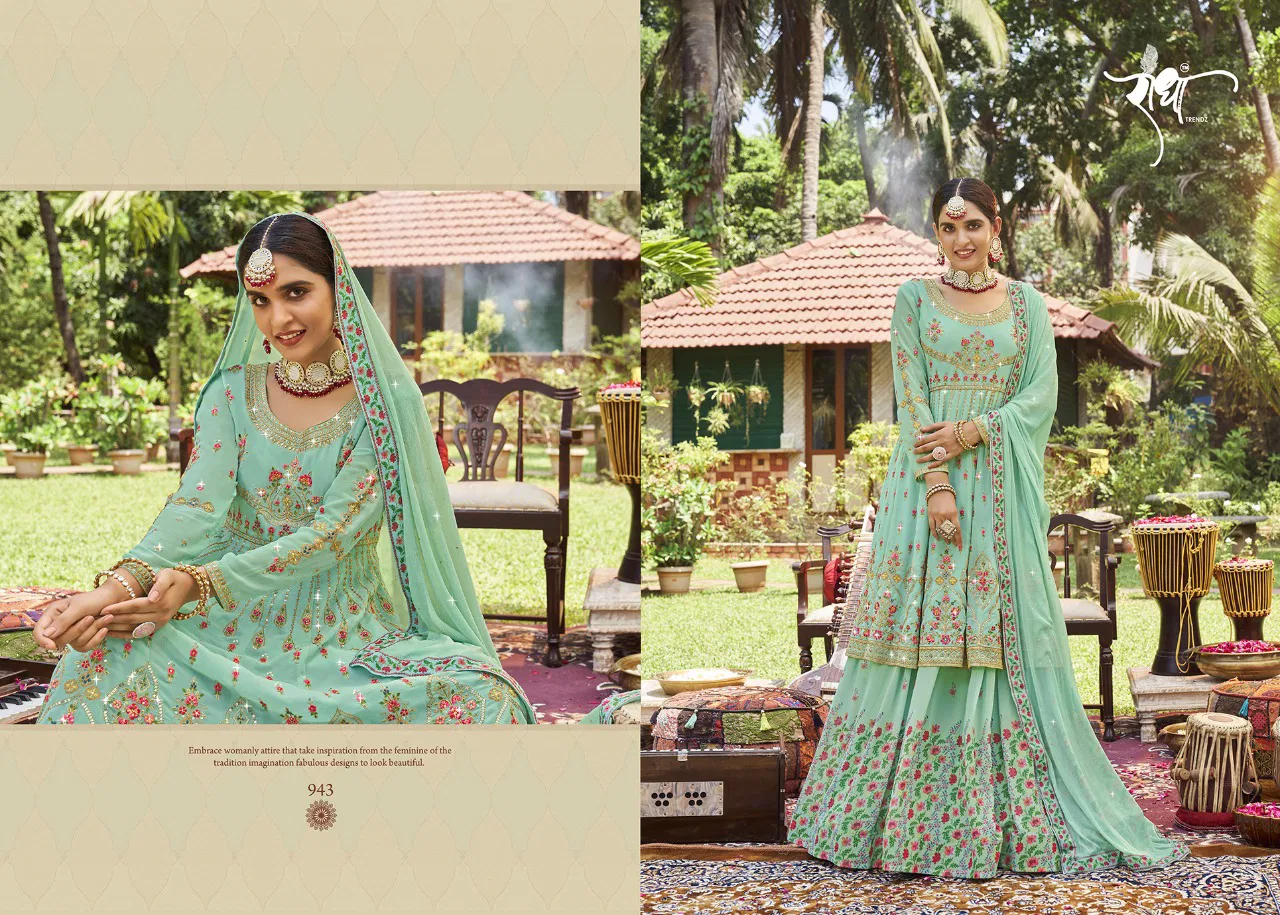Jasmine By Radha Georgette Wedding Salwar Suits Catalog