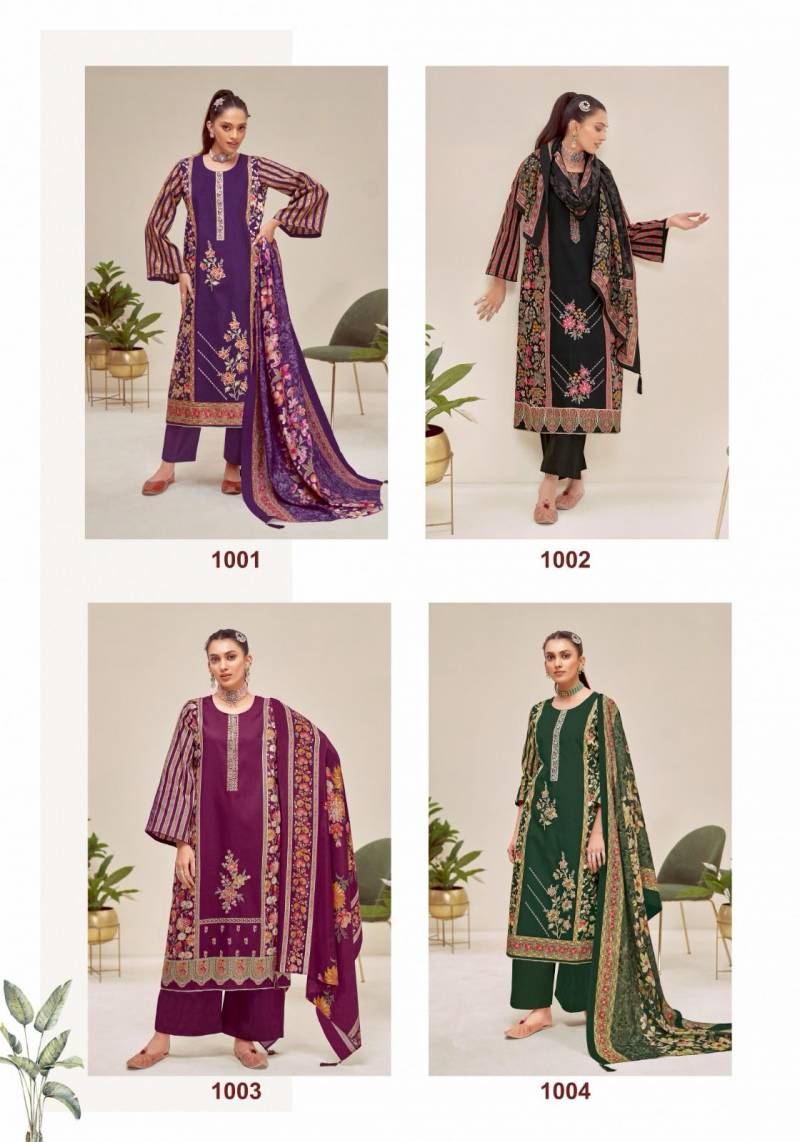 Kaamini Vol 1 By Suryajyoti Jam Satin Printed Dress Material Exporters In india