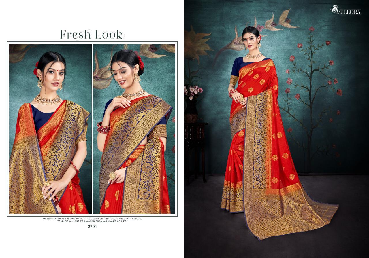 Vellora Vol 17 New Launch Of Latest Party Wear Wedding Wear Banarasi Silk Saree Collection 